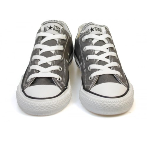 Converse Chuck Taylor All Star Canvas Low Top Sneaker, Charcoal ,6.5 mens_us/8.5 womens_us2