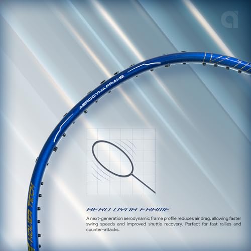 Image of Apacs Vanguard 11 Next Gen (Unstrung) | 38LBS Max Tension | Ultra PEF Shaft | (4U) Head Heavy Balance | Aero Dyna Frame | Made in Vietnam Badminton Racket with Cover (for Pros)
