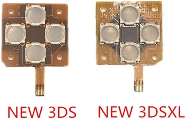 for New 3DS Direction Cross Button Left Keyboard with Flex Cable for Nintendo New 3DS / New 3DS XL LL D-Pad Button Board (New 3DS XL)
