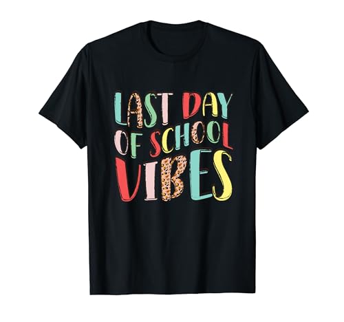 Last Day of School Vibes Summer Tee Camiseta