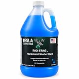 Rio Stag Tesla Windshield Washer Fluid | Ethanol Based Windshield Washer Fluid | All Season | 1 Gallon