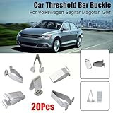 MALSSE 20pcs Car Interior Trim Panel Clip Easy Installation Door Strips Lining Metal Fastener Clips Tailgate Retainer Metal - Image 5