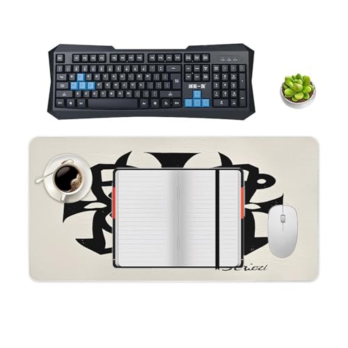 Supernatural Symbols Black Pad para Mouse Grande de Goma miniatura 4