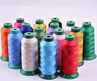 POICA Durable 210D/3 High Strength Bonded Nylon Sewing Thread 3000 Yard/spool For Upholstery Outdoor Market Drapery Beading Luggage Purses 3pcs for Crafts, Cross Stitch