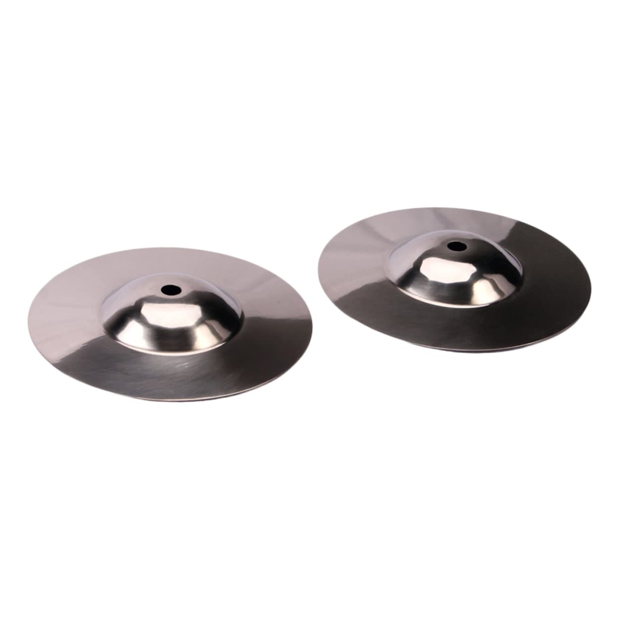 ULDIGI Silver Symbol Instrument 2pcs Crash Cymbals Drum Cymbal Set Musical Instrument Accessories