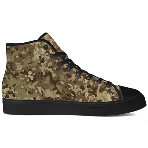 Camouflage Shoes Womens Mens Camo High Top Canvas Sneakers Gifts for Men Women2