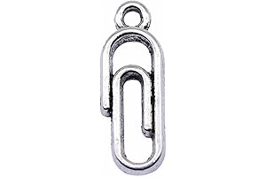 40 Pack of Circle Open Jump Ring Paper Clips