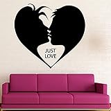Photo Gallery qiangtou just love stickers murali adesivo da parete romantico per la decorazione della parete della camera da letto coppia d amore decorazione della casa arte murale d 42x45cm Photo Gallery qiangtou just love stickers murali adesivo da parete romantico per la decorazione della parete della camera da letto coppia d amore decorazione della casa arte murale d 42x45cm