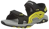ninguna KangaROOS K-Everest, Sandalia, Jet Black Sun Yellow, 28 EU
