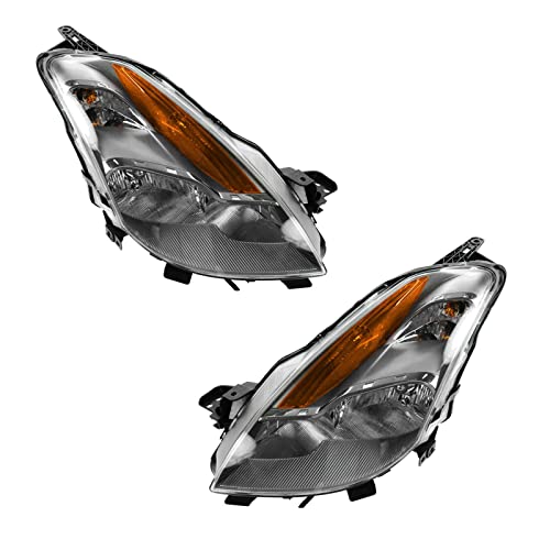 Image of TRQ Headlight Assembly Set NI2502176 NI2503176 Compatible with 2008-2009 Nissan Altima