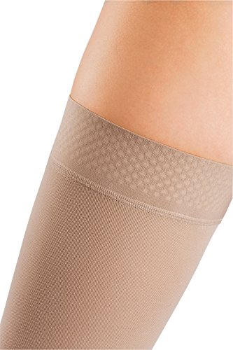 Mediven Comfort For Women, 20-30 Mmhg, Thigh W/ Silicone Top-Band, Closed Toe - Natural, Iv, Standard #TOP1