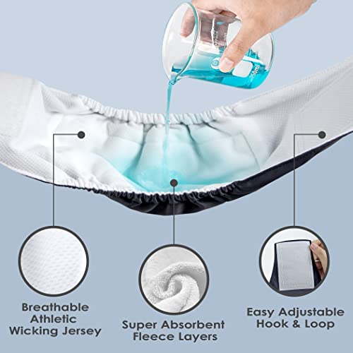 Wegreeco Washable Dog Diapers - Washable Male Dog Belly Wrap - Pack Of 3 - (Black,X-Small) #TOP3