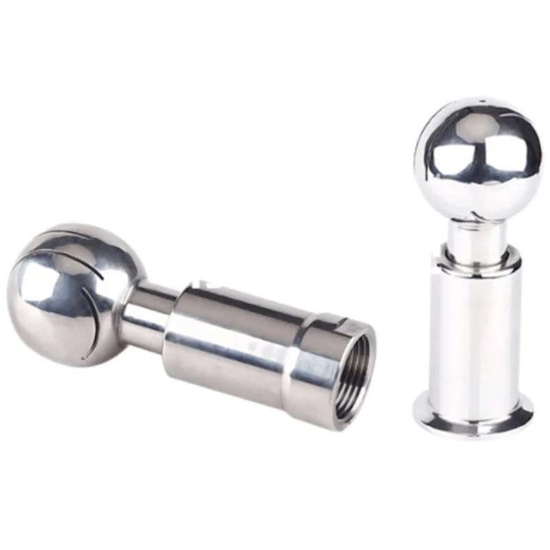 Rotary Spray Cleaning Ball Rotary Spray Ball 304 SS BSP Internal Thread CIP 360 Degree Rotating 28mm 1-2 inch(1.2 in)