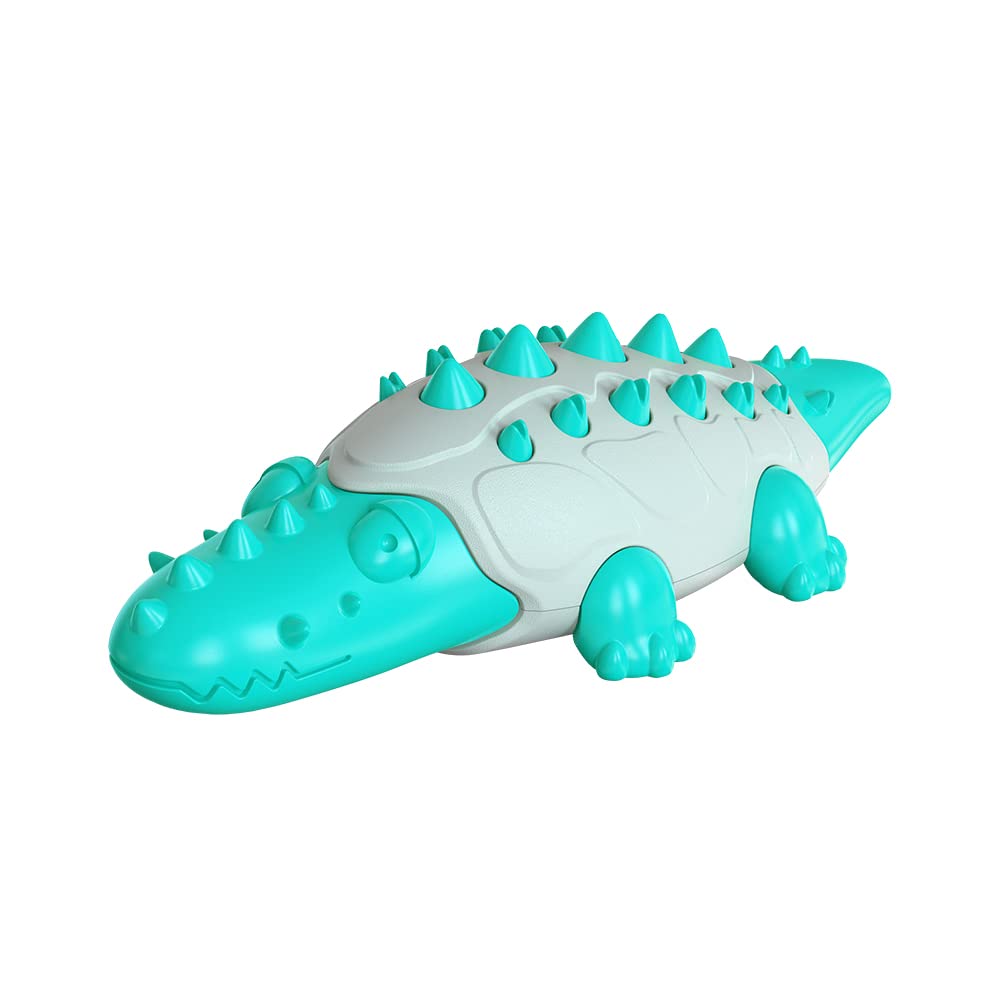NALEINING Chew Toys for Dogs, Clean Teeth, Pet Teething Toys for Small, Medium and Large Dogs (Crocodile - Blue2)