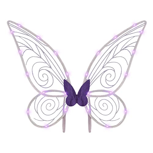 Asas de fada das meninas | Princess Costume Wings for Kids Dress up,Acessórios de cosplay para lembr
