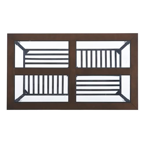 Linon Gilmer 3 Piece Wooden Coffee And End Table Set In Umber #TOP4