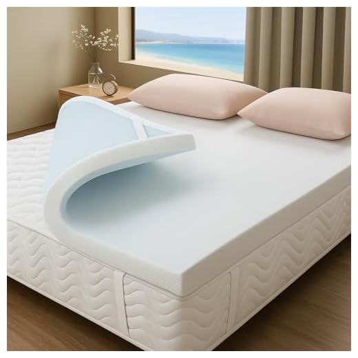 Viskoelastische Matratzenauflage | Gel Topper 80x180 cm | Dicke 8cm | ViscoGel-Kern | Frische und Komfort | Verbessert den Schlafkomfort | Bezug abnehmbar und waschbar | für Sommer-und Winterseite