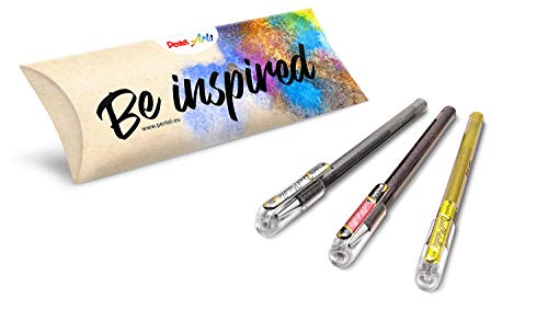 Pentel K110 Hybrid Dual Metallic efecto doble color set 3 unidades colores surtidos