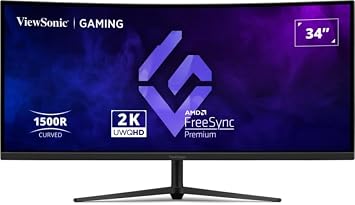 VIEWSONIC 34" VA VX3418C-2K 1MS 180HZ HDMI-DP Kavisli Gaming Monit r 3440x1440