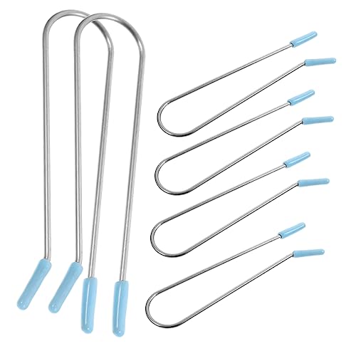 SOESFOUFU 20pcs Hair Roller Clips Set Spiral Perm Rods Clips for Hot Rollers Stainless Steel Hair Styling Tools Replacement Kit