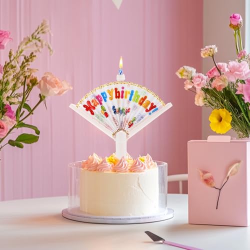 2Pcs Novelty Fan Birthday Candles, Pop-Up Surprise Clown Funny Trick Cake Topper Candle, Creative Happy Birthday Candles for Party Decorations & Supplies - Image 5