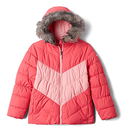 Columbia Youth Girls Arctic Blast Jacket, Bright Geranium/Pink Orchid, Medium #TOP12