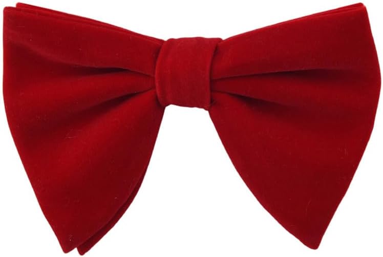 Black Red Christmas Bowtie Velvet for Men Kids Pre-tied Bowtie Bow Ties for Boys Formal Wedding Bow Tie