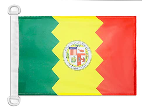 AZ FLAG Los Angeles Nautical Flag 18'' x 12'', Los Angeles city, California flags 30 x 45 cm, Banner 12x18 in for boat โ image 1