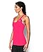 Under Armour Women's HeatGear Armour Racer Tank Top, Harmony Red /Metallic Silver, X-Large