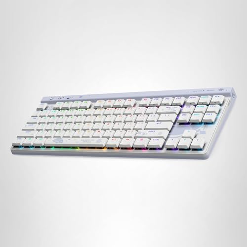 Logitech G515 Wireless Gaming Keyboard TKL, Low Profile, Kamisato Ayaka Special Edition, LIGHTSYNC RGB, Thin Tenkeyless Design, Double-Shot PBT Keycaps, Tactile Brown Mechanical Switches