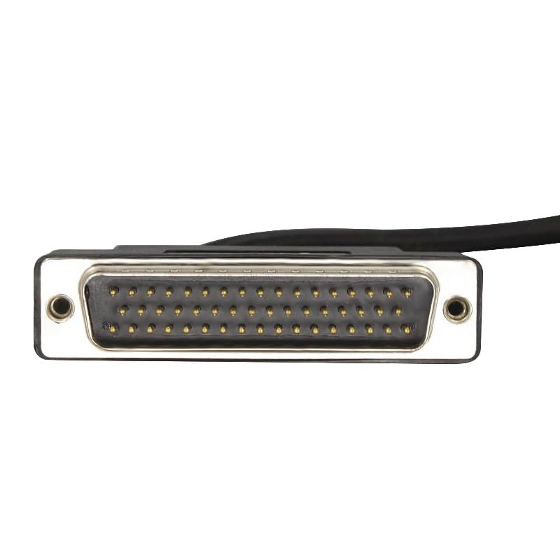 DB 50Pin Male to Female Straight Ribbon Cable with Molded Female Connector 0.5 Meter