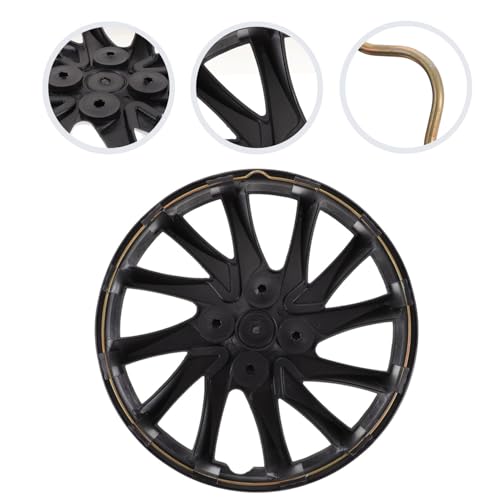 Enjoliveur de roue 14 pouces argenté : solution anti-saleté pour cache-moyeu - 3