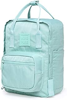 MOREPURE 232s Mini Backpack Purse for Women & Girls, Small Water-resistant Plain Bookbag