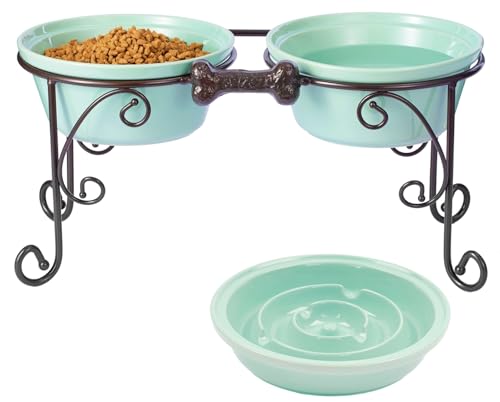 Petstandelevateddogbowlsraiseddogbowlstandpetfeedingstationforlargemediumdogslargegreen Urban Country Home Decor Pet standelevated dog bowlsraised dog bowl standpet feeding station for large medium dogs large green urban country home decor