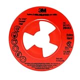 3M Disc Pad Face Plate, Ribbed - Extra Hard Density - For High Pressure Grinding - Attaches to Disc Pad Hub - 4.5