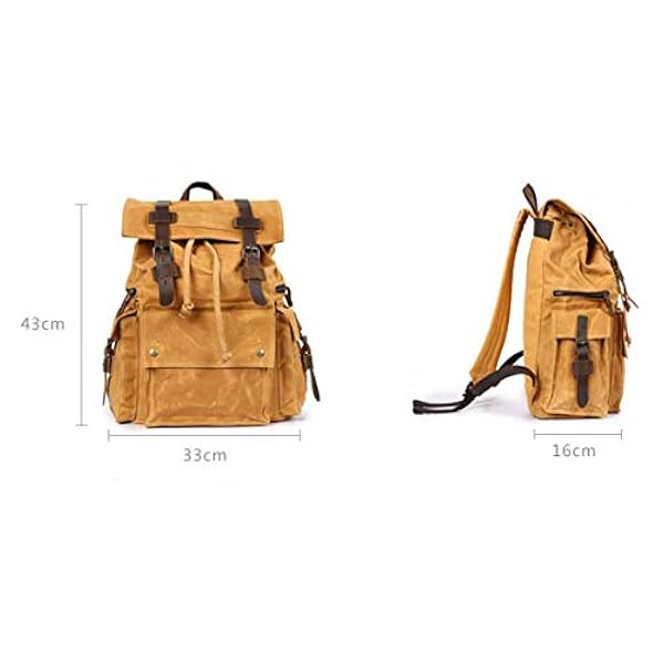 MODGE Rugzakken voor mannen reisrugzak, computer, student, zakelijke tas, grote capaciteit mannen en vrouwen Batik canvas rugzak Koreaanse versie van de waterdichte casual tas coole reisrugzak (kleur: Y