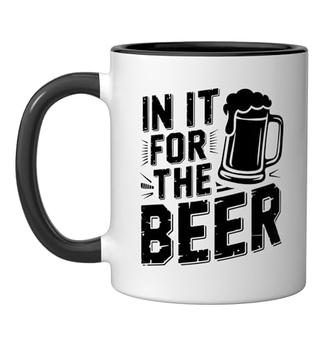 Recreational Hockey Postgame Beer Mug Black/White