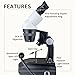 GemOro Elite 1030 LED Microscope | Professional High-Precision Jewelry, Gemstone & Watch Repair Inspection with Adjustable Zoom & LED Lighting | 10X to 30X Magnification | Portable, Ergonomic Design