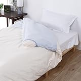 【安心の日本製】衿カバー 綿100％【 和晒し120本ガーゼ 使用・選べる3カラー】 28000 (みずいろ, 150×50)