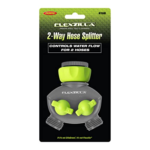 Flexzilla 2-Way Hose Splitter, ZillaGreen/Gray - HFZGA60 - image 2