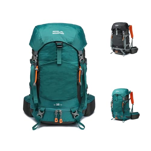 Mochila deportiva impermeable 35L para senderismo miniatura 1