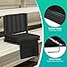 Yeomant Portable Stadium Seats with Back Support, Thickened Bleacher Chairs with Back and Cushion, Soft & Comfortable, Lightweight Stadium Seats for Bleachers, Park, Grassland
