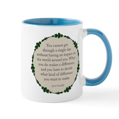 Taza de cerámica 11 oz CafePress Goodall miniatura 1