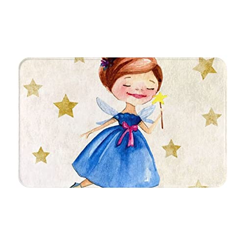 EVIUS Fairy Star Fußmatte Dekorative Bereich Teppiche Outdoor Fun Willkommen Matte Haustür 80 cm x...