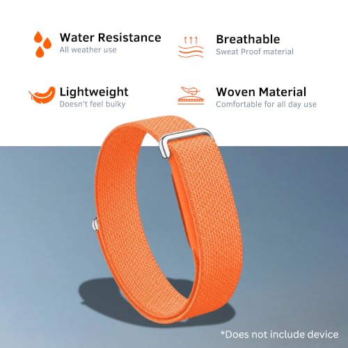 Image of Nylon Strap (Titanium Buckle) Compatible with Google Fitbit Air