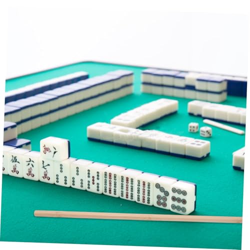 4 piezas sujetadores de mahjong de madera 48 cm miniatura 6