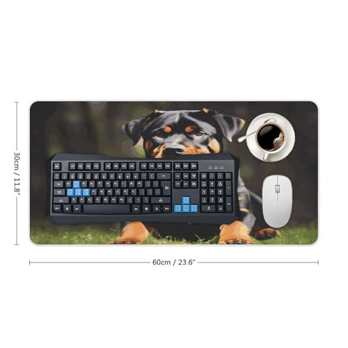 Pad Mouse Grande Rottweiler 30x60 cm Antideslizante miniatura 2