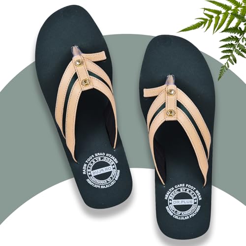 Image of DR PLUS Women's Healthcare, Diabetic and Orthopedic MCR /MCP Footwear /Sandals /Slipper /Chappal