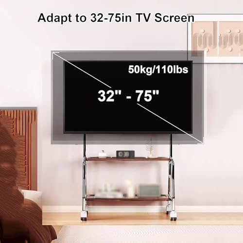Soporte móvil para TV de 32-75 pulgadas con ruedas miniatura 3