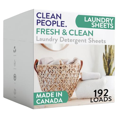 The Clean People Laundry Detergent Sheets - Laundry Soap -